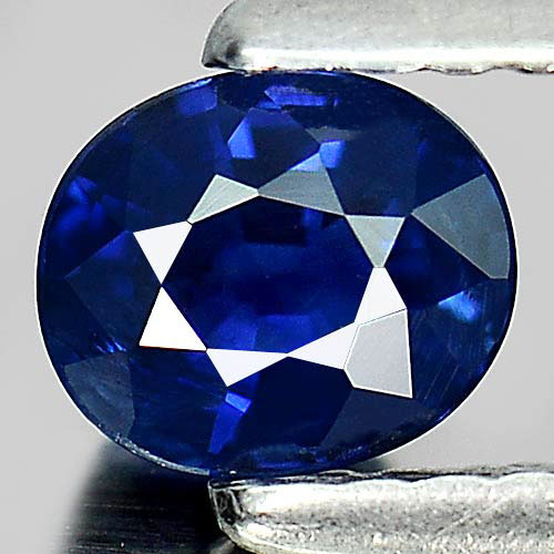 0.58 Ct. Oval Shape Natural Gemstone Blue Sapphire From Thailand