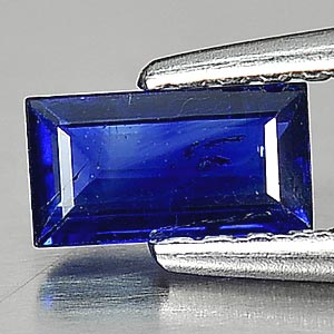0.40 Ct. Baguette Shape Natural Blue Sapphire Gemstone