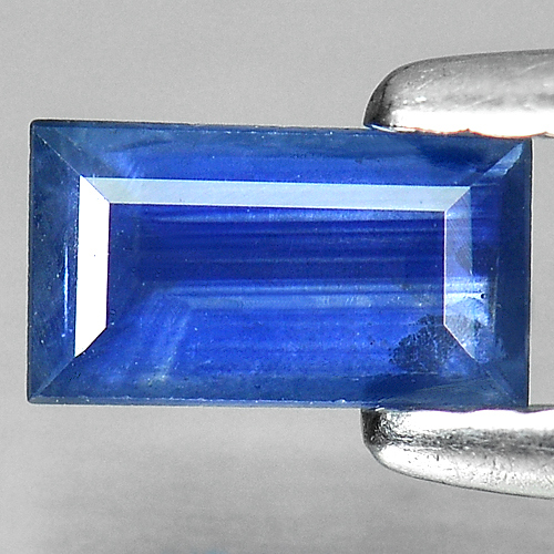 0.50 Ct. Natural Blue Sapphire Gemstone Baguette Shape From Thailand