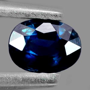 0.59 Ct. Nice Natural Blue Sapphire Gemstone Oval Shape