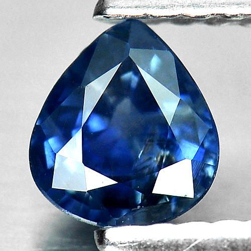 0.57 Ct. Charming Pear Shape Natural Blue Sapphire Gemstone
