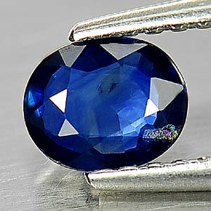 0.50 Ct. Oval Shape Natural Blue Sapphire Gemstone Thailand