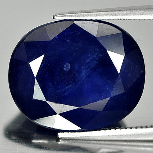 14.66 Ct. Alluring Gem Natural Deep Blue Sapphire Oval Shape