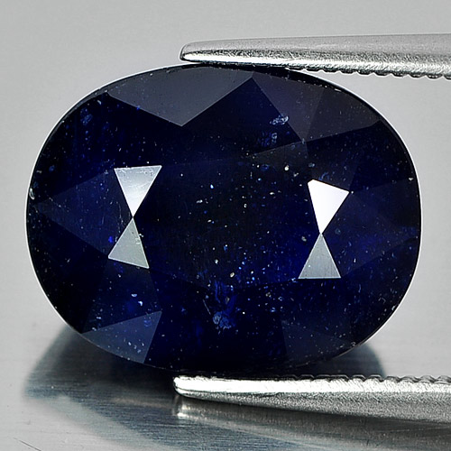 Good Cutting 10.30 Ct. Oval Shape Natural Gemstone Deep Blue Sapphire