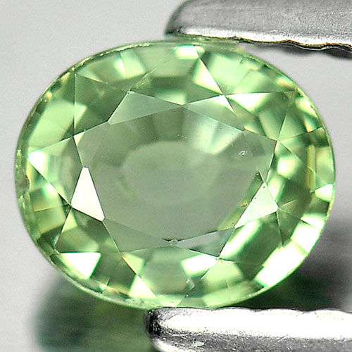 0.66 Ct. Oval Shape Natural Gemstone Green Songea Sapphire From Tanzania