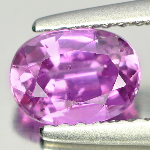 Certified Unheated Pink Sapphire 1.03 Ct. Oval 6.61 x 4.90 Mm. Natural Gemstone
