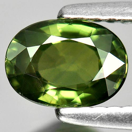 1.12 Ct. Attractive Natural Green Sapphire Gemstone Oval Shape