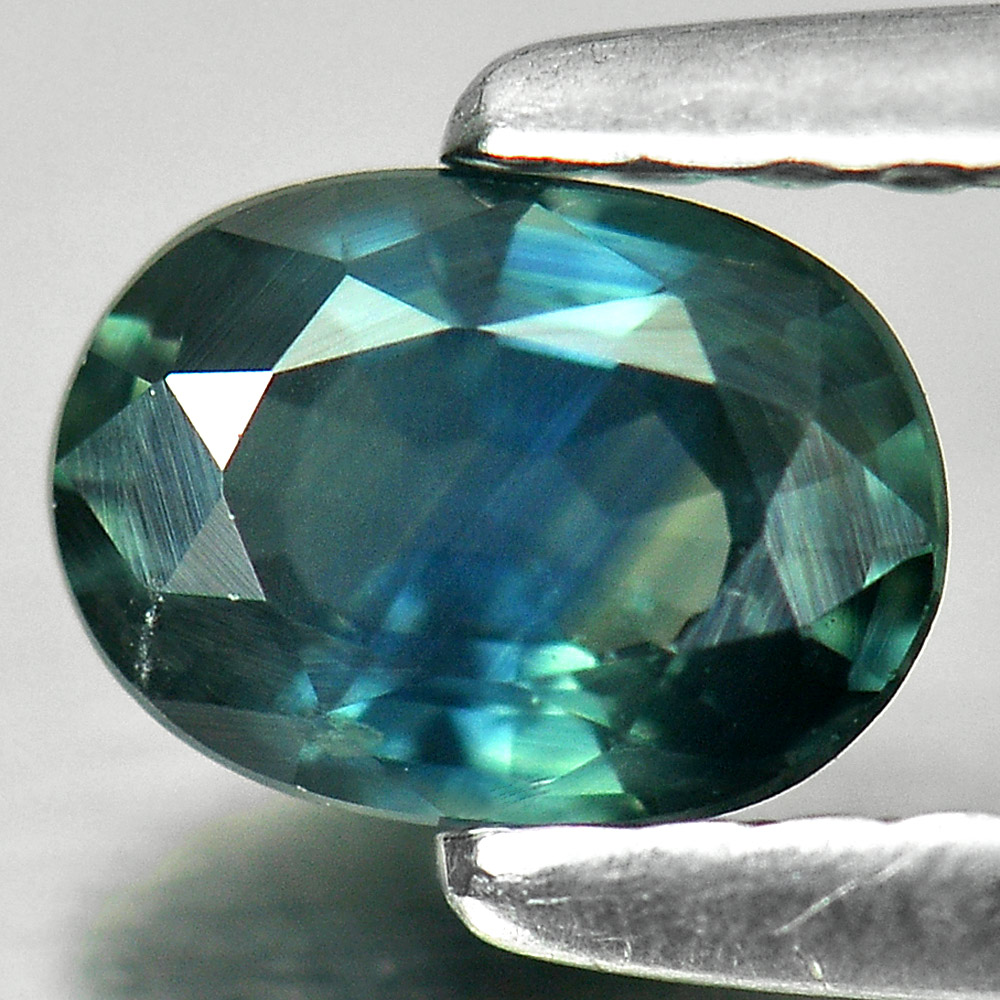 0.61 Ct. Oval Shape Natural Greenish Blue Sapphire Gemstone