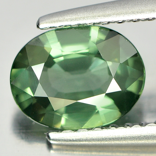 Natural Gemstone 1.27 Ct. Clean Green Sapphire From Thailand