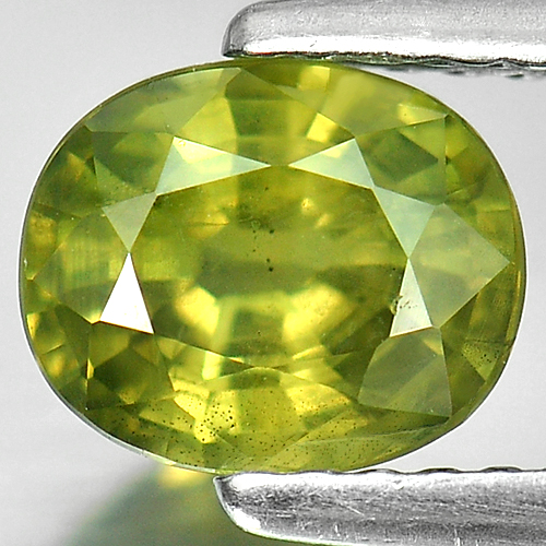 1.45 Ct. Alluring Oval Shape Natural Green Sapphire Gemstone