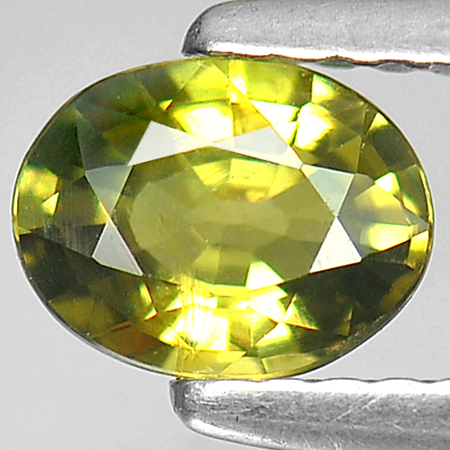 0.71 Ct. Oval Shape Natural Yellow Sapphire Gem