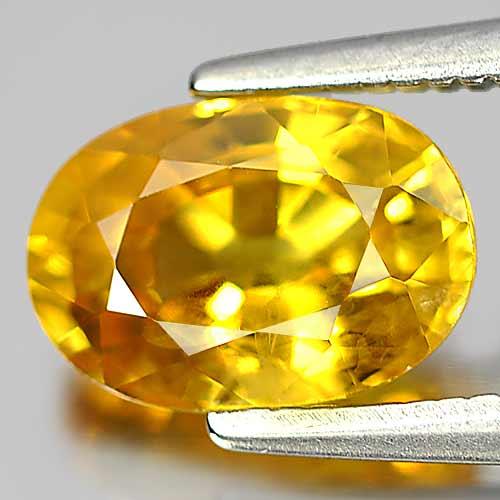 Attractive Gem 1.88 Ct. Oval Shape Natural Yellow Sapphire Thailand