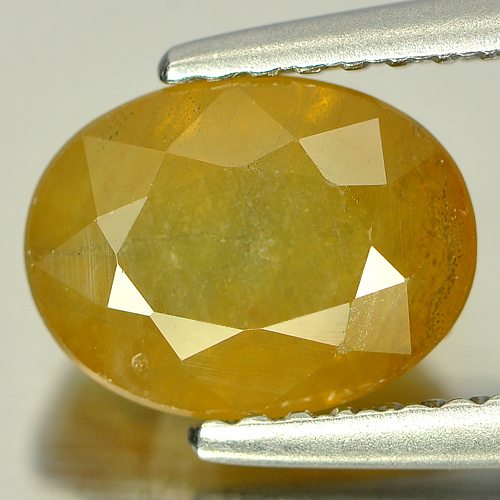 2.60 Ct. Oval Shape Natural Gem Yellow Sapphire