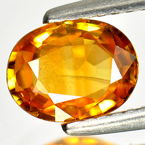 1.47 Ct. Natural Gem Yellow Sapphire Oval Shape From Thailand