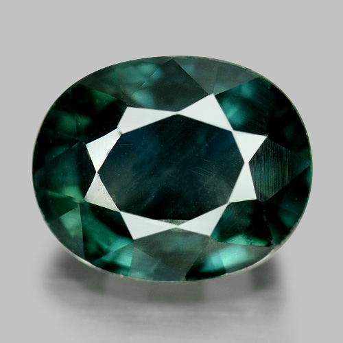 Natural Gem 3.51 Ct. Oval Shape Bluish Green Sapphire From Thailand