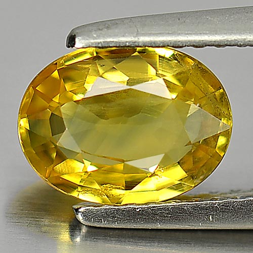 1.70 Ct. Oval Shape Natural Gem Yellow Color Sapphire Thailand
