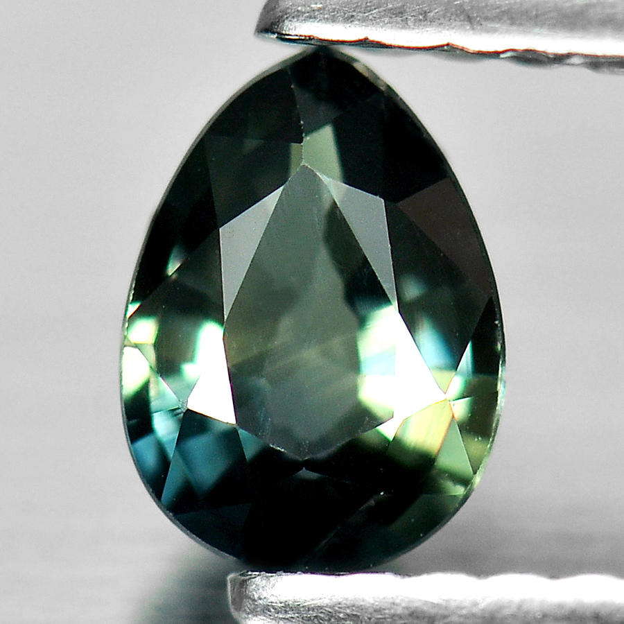 0.54 Ct. Alluring Pear Shape Natural Gemstone Bluish Green Sapphire