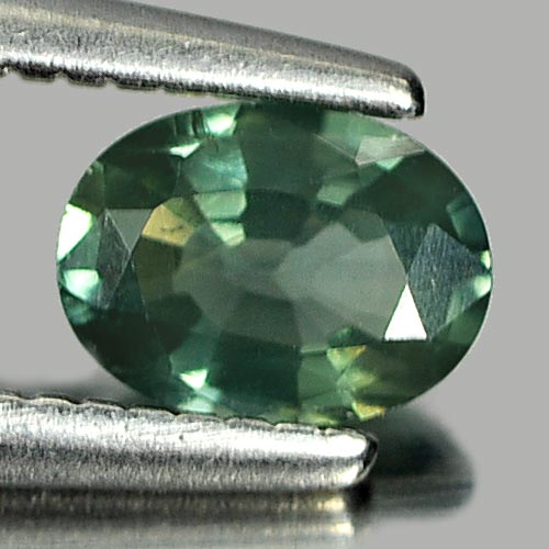 0.42 Ct. Delightful Oval Natural Gem Green Sapphire Thailand