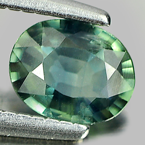 0.44 Ct. Good Oval Shape Natural Bluish Green Sapphire Gemstone