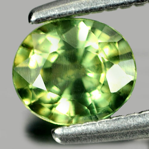 0.54 Ct. Good Oval Shape Natural Green Sapphire Gemstone