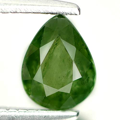 0.64 Ct. Good Pear Natural Gem Green Sapphire From Thailand