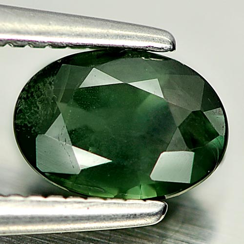 0.72 Ct. Alluring Natural Gemstone Green Sapphire Oval Shape