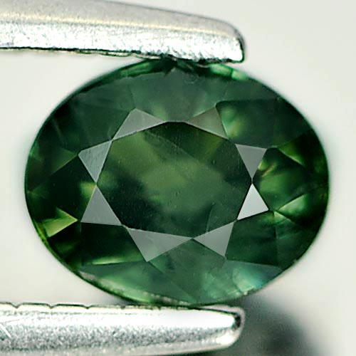 0.63 Ct. Attractive Natural Gem Yellowish Green Sapphire Oval Shape