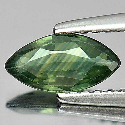 0.60 Ct. Delightful Natural Gem Green Sapphire Marquise Shape