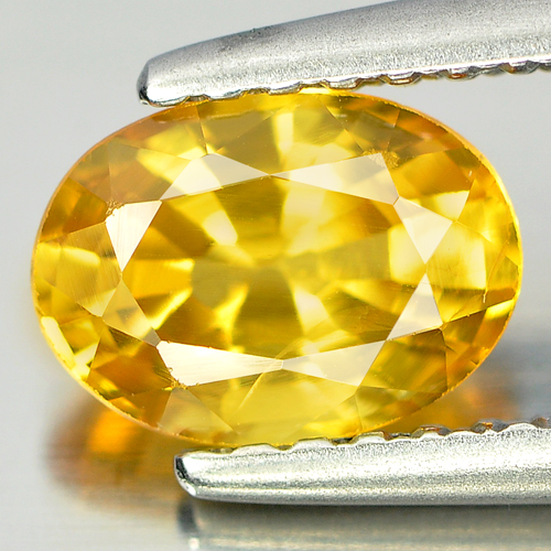 1.14 Ct. Charming Oval Shape Natural Gem Yellow Sapphire