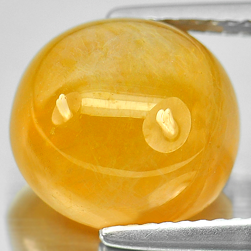 9.92 Ct. Charming Oval Cabochon Natural Gem Yellow Sapphire Madagascar