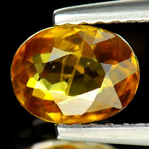 0.96 Ct. Natural Multi Color With Red Spark Sphene Madagascar
