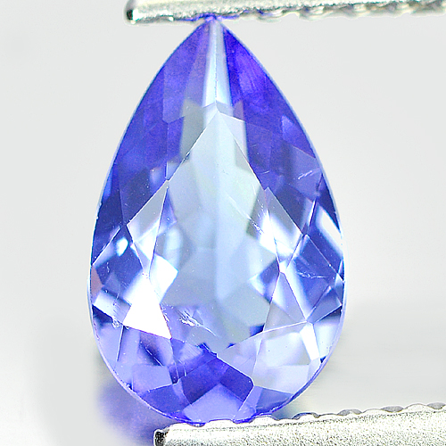 0.80 Ct. Attractive Pear Natural Violet Blue TANZANITE