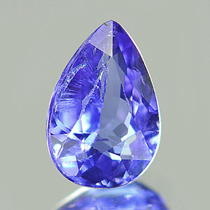 0.48 Ct. Pear Shape Natural Violetish Blue Tanzanite
