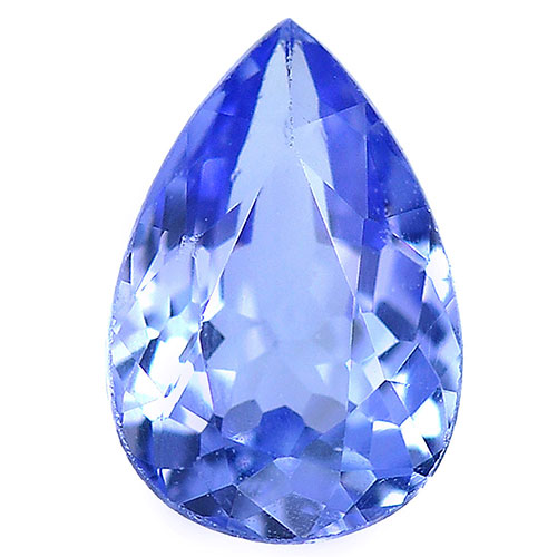 0.38 Ct. Pear Shape 6 x 4 Mm. Natural Gemstone Violetish Blue Tanzanite