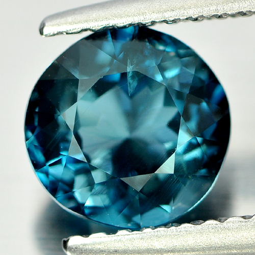 1.64 Ct. Natural London Blue Topaz Gemstone Round Shape Brazil