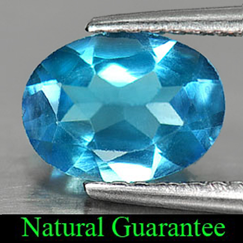 1.24 Ct. Delightful Natural Swiss Blue Topaz Oval Shape Gemstone