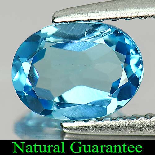 1.41 Ct. Oval Shape Natural Gemstone Swiss Blue Topaz