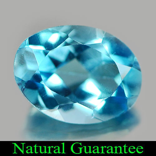 1.42 Ct. Oval Natural Gemstone Swiss Blue Topaz From Brazil