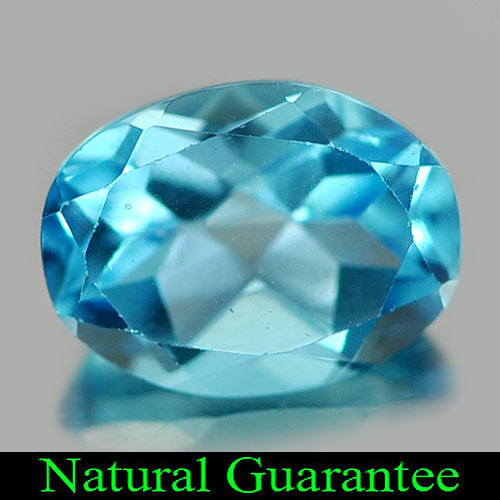 1.45 Ct. Oval Natural Gemstone Swiss Blue Topaz From Brazil