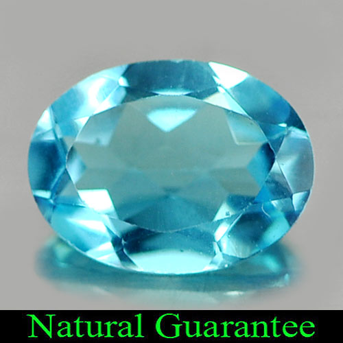 1.25 Ct. Natural Gemstone Swiss Blue Topaz Oval Shape