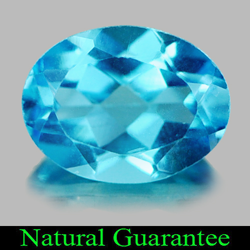 1.48 Ct. Natural Gemstone Swiss Blue Topaz Oval Shape