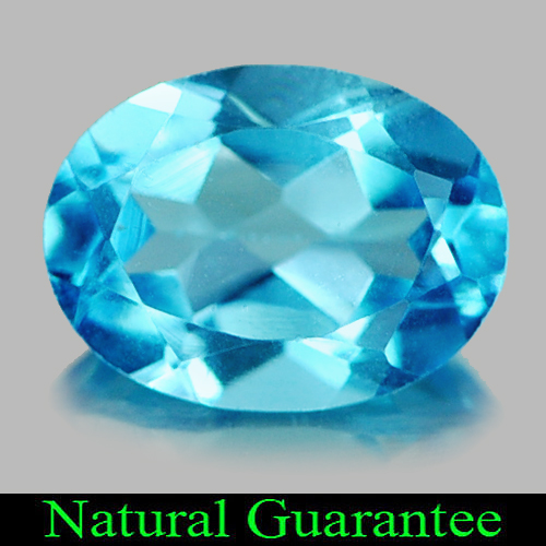 1.40 Ct. Natural Gemstone Swiss Blue Topaz Oval Shape