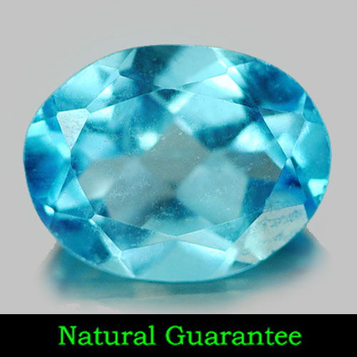1.45 Ct. Oval Shape Natural Gemstone Swiss Blue Topaz From Brazil