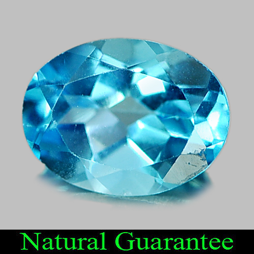 1.53 Ct. Oval Natural Gemstone Swiss Blue Topaz From Brazil