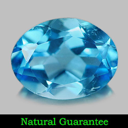 1.45 Ct. Natural Gemstone Swiss Blue Topaz Oval Shape