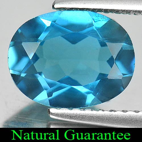 1.85 Ct. Beauteous Natural Gemstone London Blue Topaz Oval Shape