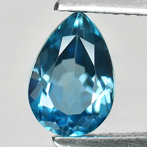 1.64 Ct. Pear Shape Natural Gemstone London Blue Topaz Brazil