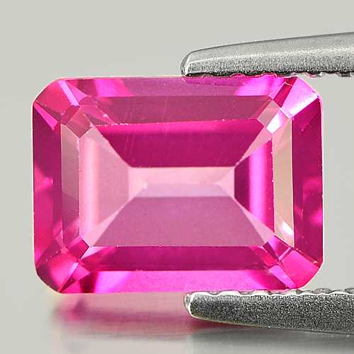1.81 Ct. Clean Octagon Shape Natural Pink Topaz Gemstone From Brazil
