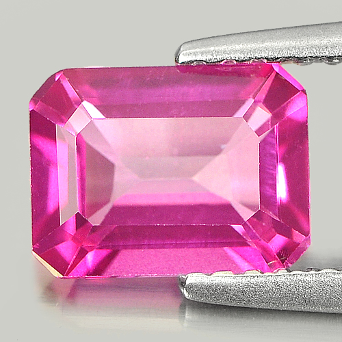 1.62 Ct. Clean Octagon Shape Natural Pink Topaz Gemstone From Brazil