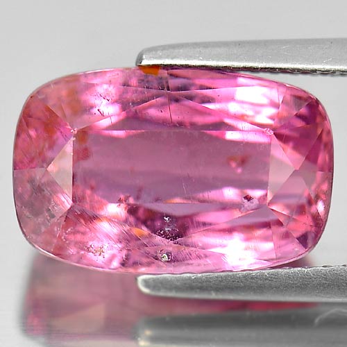 Pink Tourmaline 7.82 Ct. Cushion Shape 13.8 x 9 Mm. Natural Gemstone Unheated